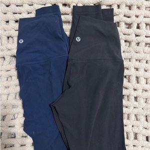 2 pairs of lululemon align leggings 31”